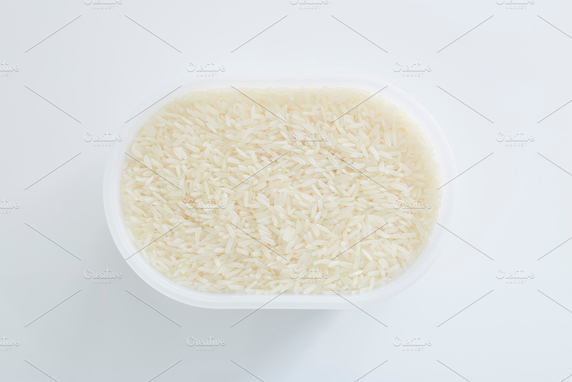 rice grains isolated on white background, a Photo by 1981 Rustic studio kan