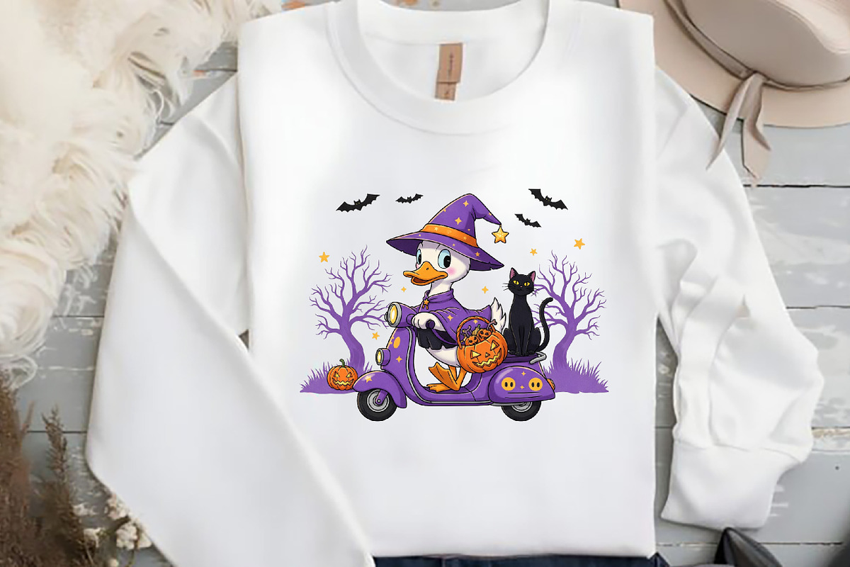 Funny Halloween Silly Goose Clipart, an Illustration by Black Bird Studio (Photo 2 of 4)