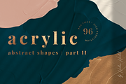 Acrylic abstract shapes part II, a Texture Graphic by Helen Halik art (Thumbnail 1 of 7)