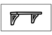 Wall Shelf Bracket Vector Bundle, an Illustration by Gaye Art (Thumbnail 49 of 51)