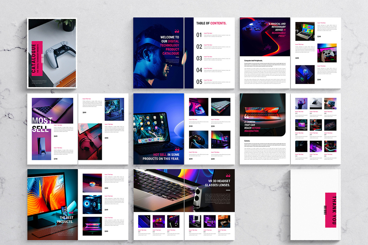 Gadget Product Catalog Template, a Brochure Template by DesignCrest (Photo 12 of 12)
