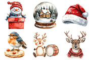 Watercolor Christmas Design Sublimat, an Illustration by Daily.Designs (Thumbnail 4 of 5)