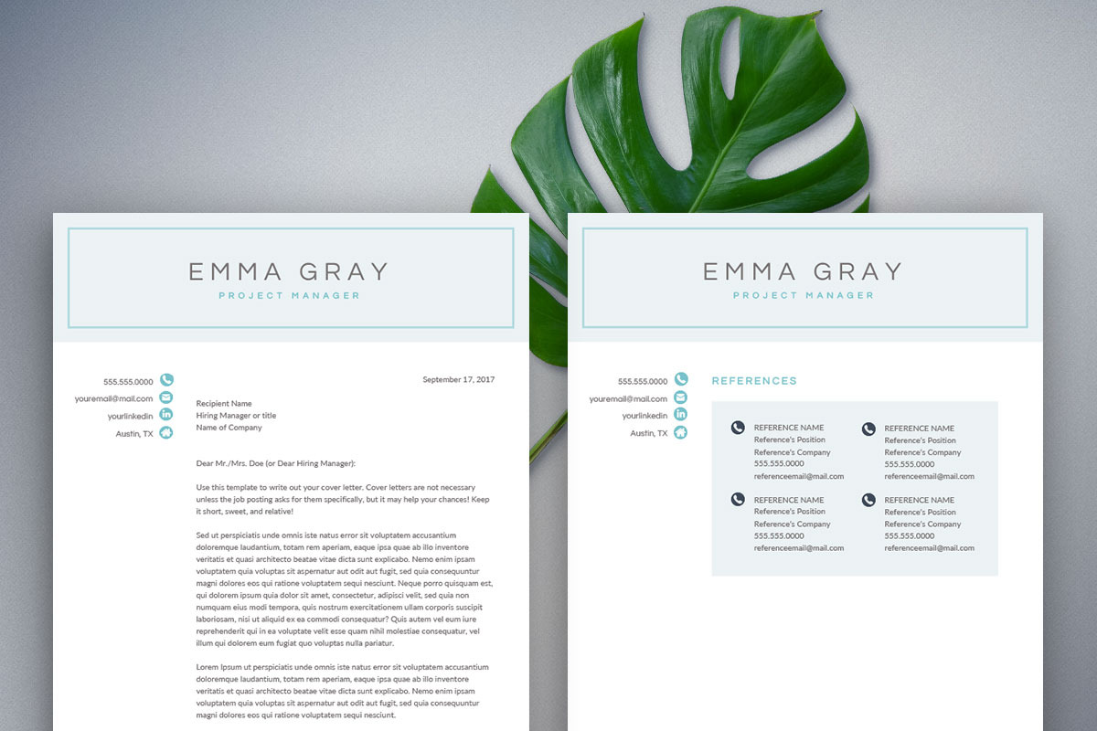 Modern Resume Template for Word, a Resume Template by SharpResumeFoundry (Photo 5 of 6)