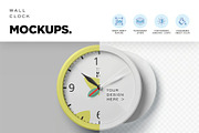 Round Wall Clock Mockups, a Product Mockup by megostudi0 (Thumbnail 4 of 7)