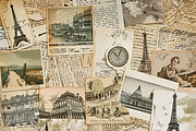 Vintage Travel Postcards, a Pattern Graphic by Printable Treasure (Thumbnail 5 of 7)