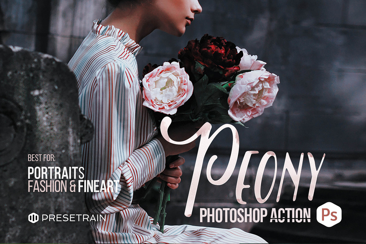 Peony Action for Photoshop preview 6