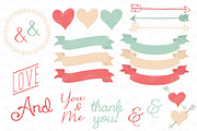 Vector Mint & Coral Vintage Flowers, an Illustration by Amanda Ilkov (Thumbnail 4 of 4)