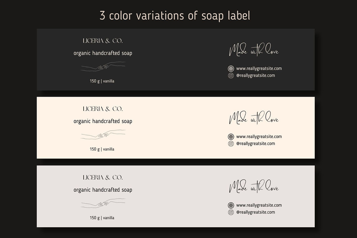 Candles & Soap labels Canva Template, a Branding & Logo Template by Visual Animal (Photo 5 of 6)