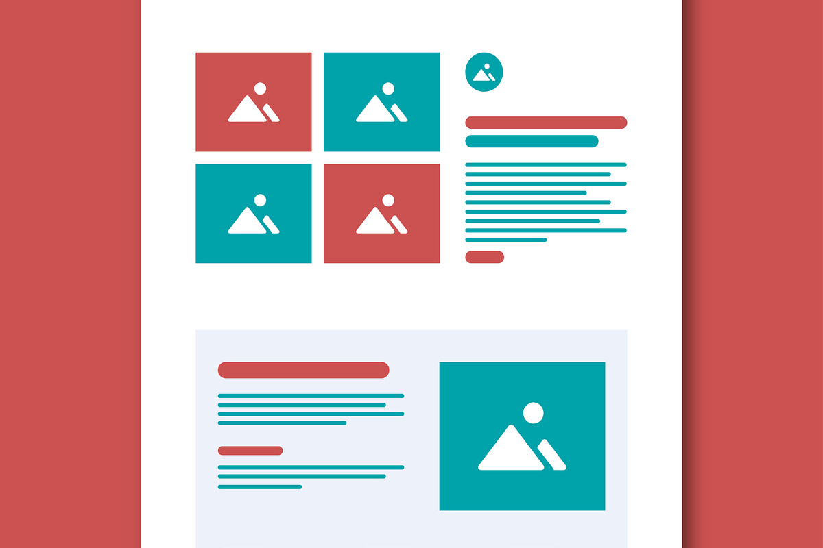 Wireframe Landing Layout, a Landing Page Template by MightyDesign (Photo 5 of 9)