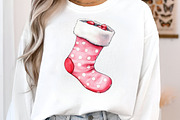 Whimsical Watercolor Christmas PNG, an Illustration by SinaCreation (Thumbnail 5 of 7)