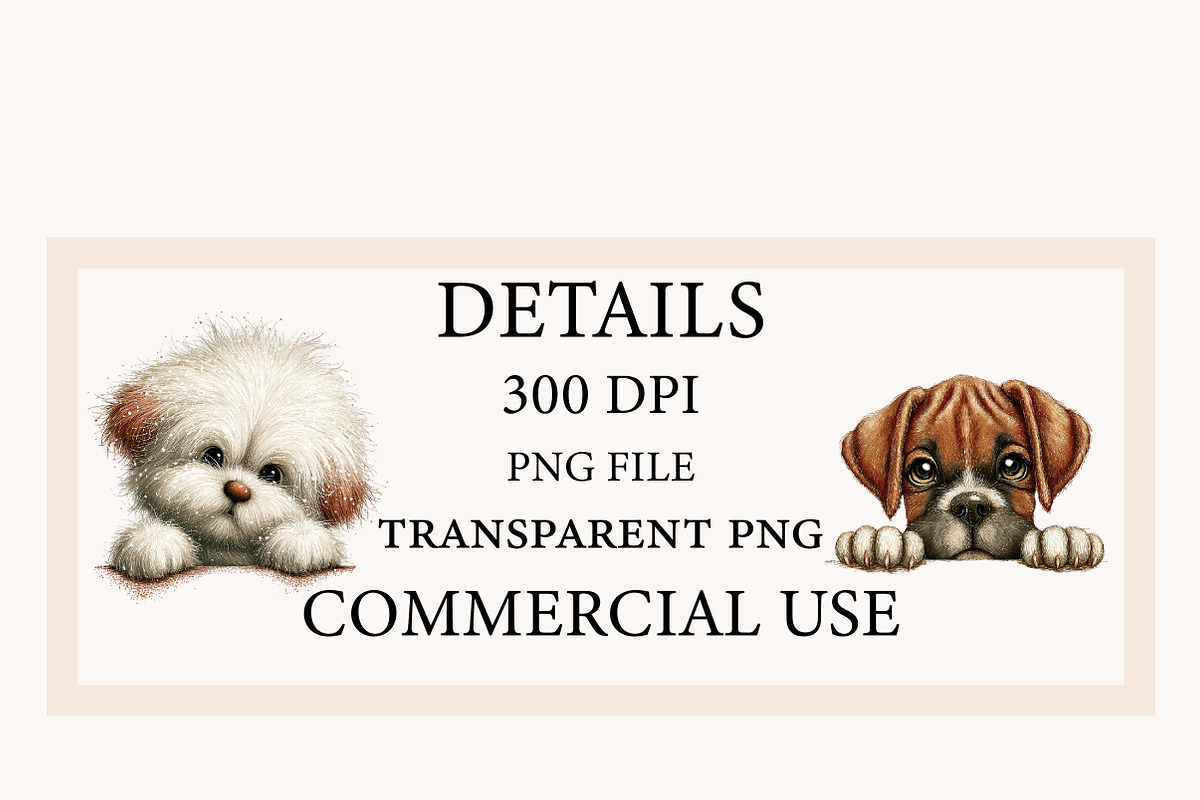 Breeds of Peeking Dogs New Clipart, a Seasonal Illustration by Designworld (Photo 3 of 10)