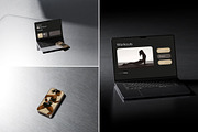 Silver Device Mockup Collection, a Mac Mockup by Mockup Line (Thumbnail 3 of 5)