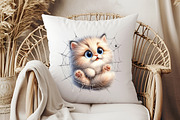 Whimsical Halloween Cat Clipart, an Illustration by Pixels.Craft (Thumbnail 7 of 7)
