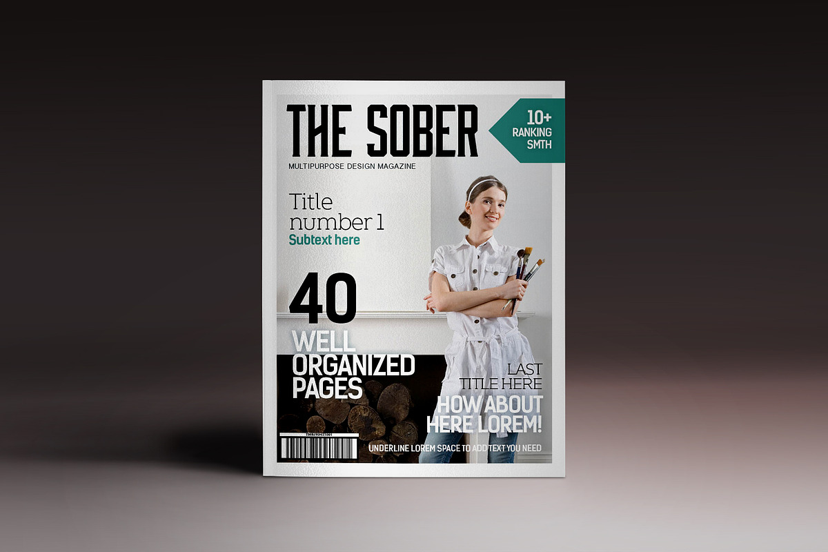 The Sober Magazine, a Magazine Template by Luuqas Design (Photo 2 of 15)
