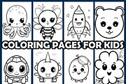 Kawaii Coloring Pages For Kids, an Animal Illustration by maggiesar (Thumbnail 3 of 4)