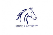 Equine Artistry Horse, a Branding & Logo Template by Logocreative (Thumbnail 1 of 2)