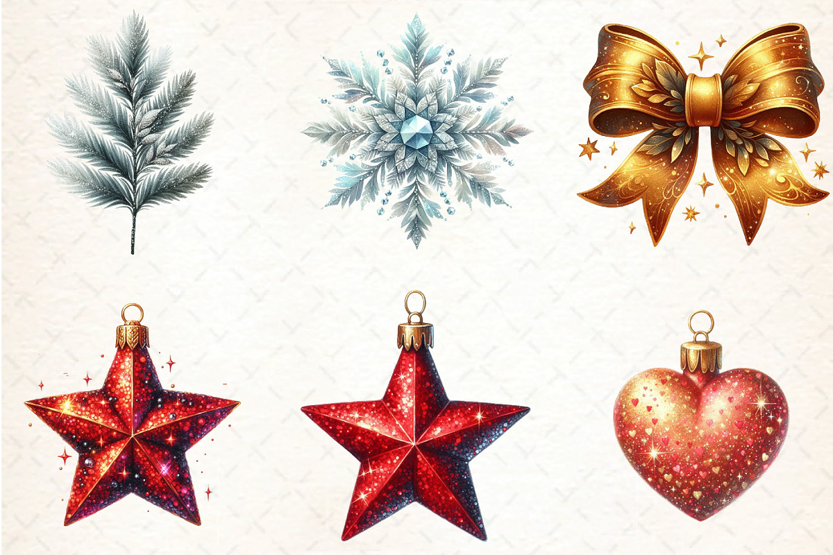 Christmas Glitter and Shimmer, an Illustration by DreamCafeArt (Photo 8 of 8)