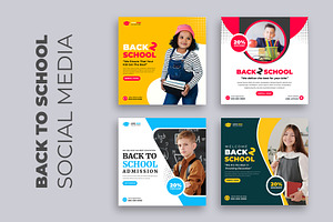 Back to School Social Media Post, a Social Media Template by nandinigraphics