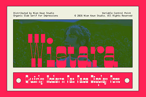 Wistara - Modern Slab Serif Display