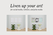 Framed Posters Mockups For Prints, a Print Template by Bonumo (Thumbnail 5 of 10)