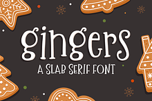Gingers Slab Serif Font