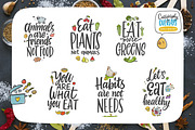 Vegan&Vegetarian Overlays, an Animal Illustration by Nina's Illustration Shop (Thumbnail 3 of 9)