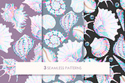 Pearly Shells Patterns, a Pattern Graphic by GreyLilac (Thumbnail 2 of 9)