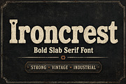 Ironcrest, a Slab Serif Font by Wow Magic (Thumbnail 1 of 4)