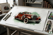 Ultimate Watercolor Car Photo Effect, an Action Add-On by 3d_model_tifotizi (Thumbnail 3 of 7)