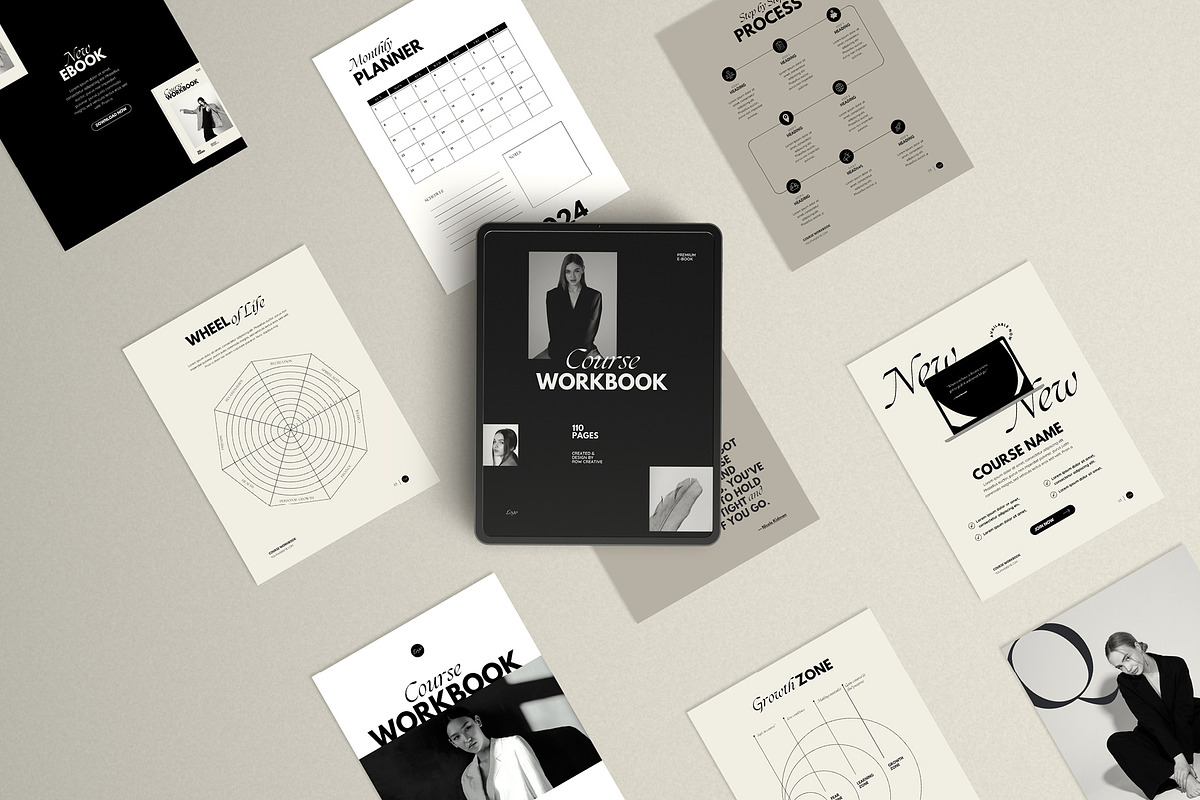Minimal Ebook Template Canva, a Magazine Template by Row Creative (Photo 3 of 9)