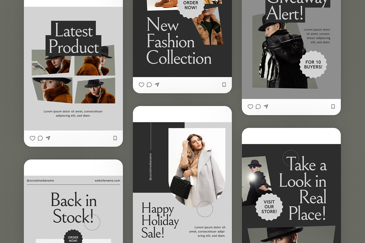 Fashion - Instagram Post, a Resume Template by Izdihaar_Studio (Photo 2 of 3)