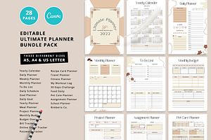 Canva Ultimate Planner Bundle Vol.26