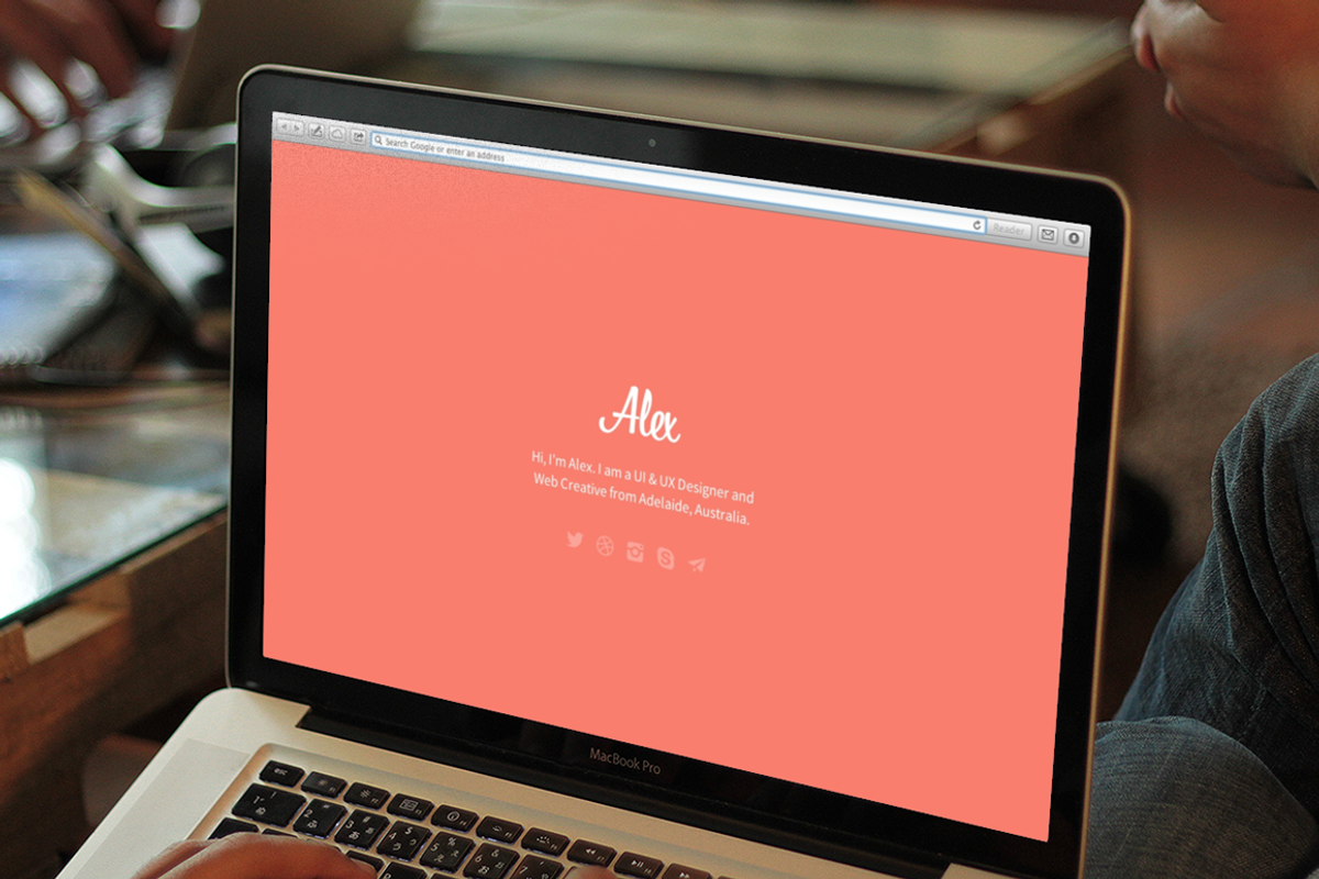 One Page Portfolio - HTML / CSS, a Templates & Theme by alexvanderzon (Photo 2 of 2)
