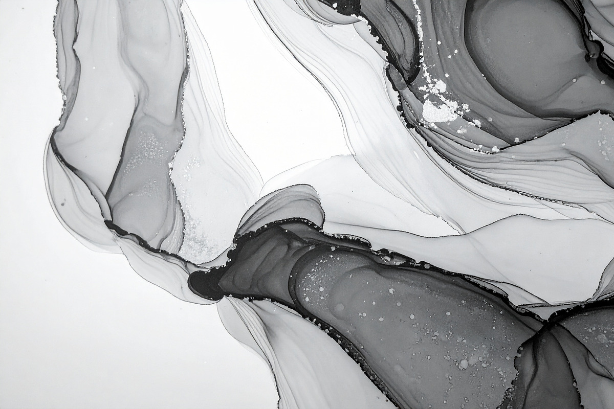 Luxury Monochrome Ink Textures – 10, a Graphic by NOMO DESIGN (Photo 2 of 20)