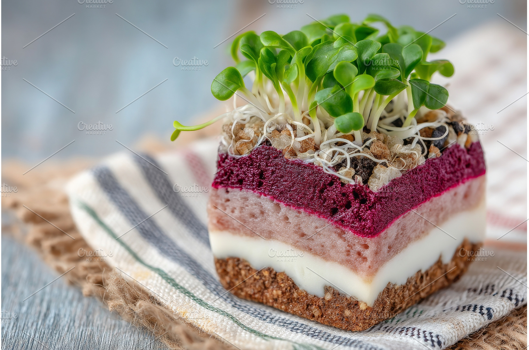 Microgreens of sprouted peas are, a Food & Drink Photo by ZinetroN