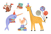 Cute animals with gifts, an Animal Illustration by Good Studio (Thumbnail 3 of 4)