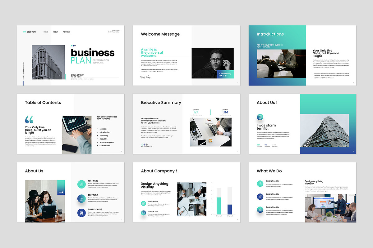 Business Plan Presentation Template preview 6