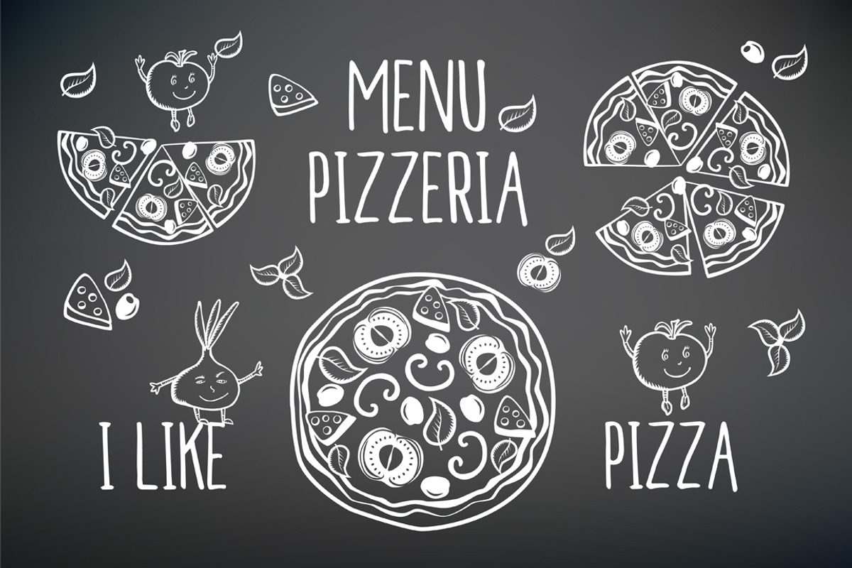 Hand drawn food elements., an Object Graphic by Tkoko vectors & patterns (Photo 5 of 12)