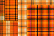 Orange Plaid Halloween Paper 12x12, a Texture Illustration by Area (Thumbnail 8 of 17)