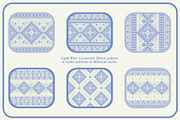 Light Blue Geometric pattern, a Pattern Graphic by ThaiByGaew (Thumbnail 2 of 5)