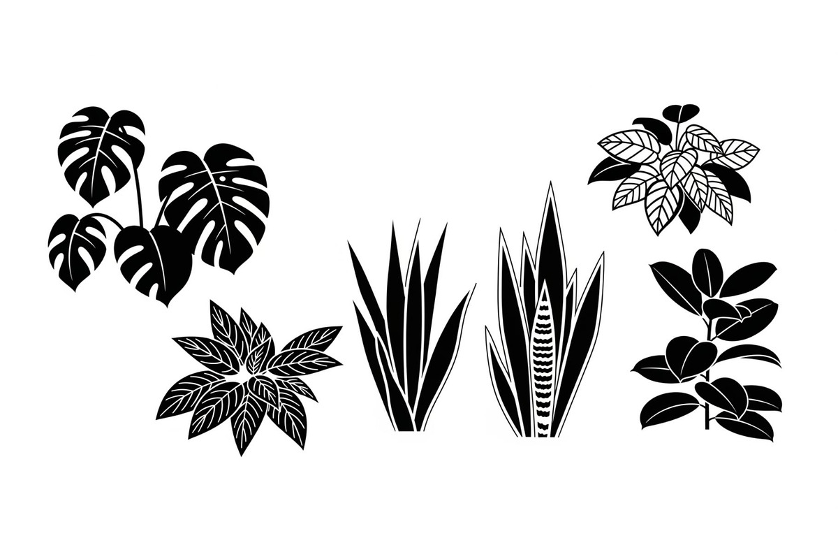 Minimal Botanical Leaf Silhouette Bu, an Illustration by Creativeshirt (Photo 37 of 51)