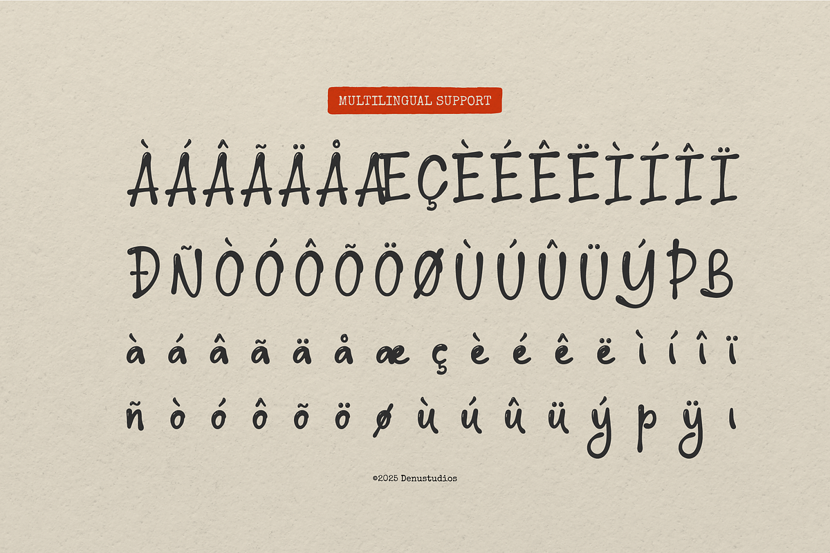 Bonyhumy | Cute Handwritten Font, a Handwritten Font by Denustudios (Photo 12 of 12)