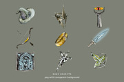 Lord of the Rings Set, an Object Illustration by ⚞ Kind Illustration ⚟ (Thumbnail 2 of 6)
