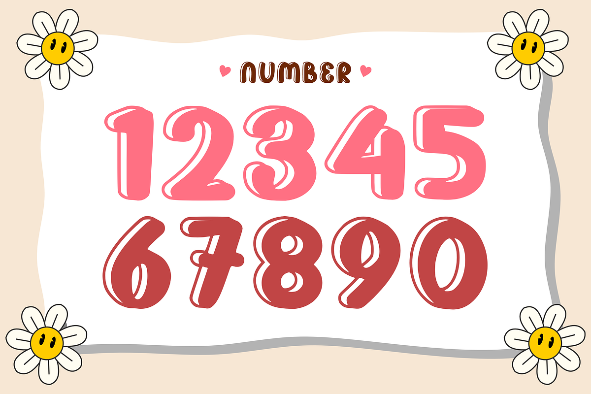 Mother's Day Font - Kids Font Types, a Font by KiddoGlyphs Studio (Photo 4 of 4)
