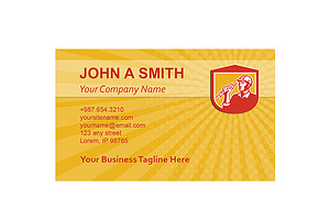 Business Card Template Electrician C