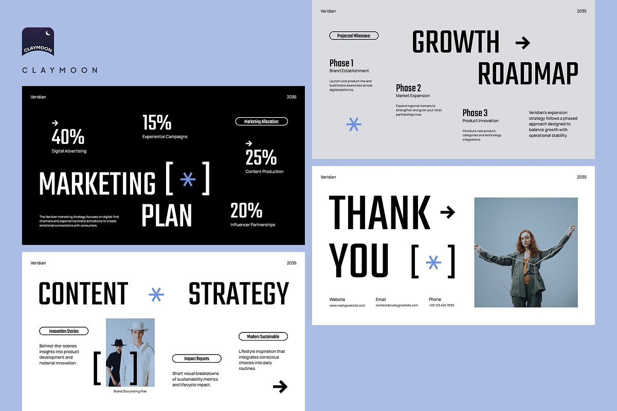Bold Brand Identity Presentation, a Presentation Template by Claymoon Lab (Photo 6 of 7)