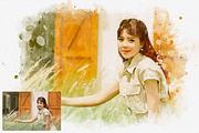 Classic Watercolor Painting Effect, an Action Add-On by liptouse (Thumbnail 9 of 11)