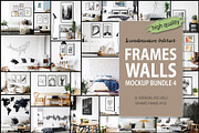 Frames & Walls Scandinavian Bundle-4, a Household Mockup by Yuri-U (Thumbnail 1 of 38)