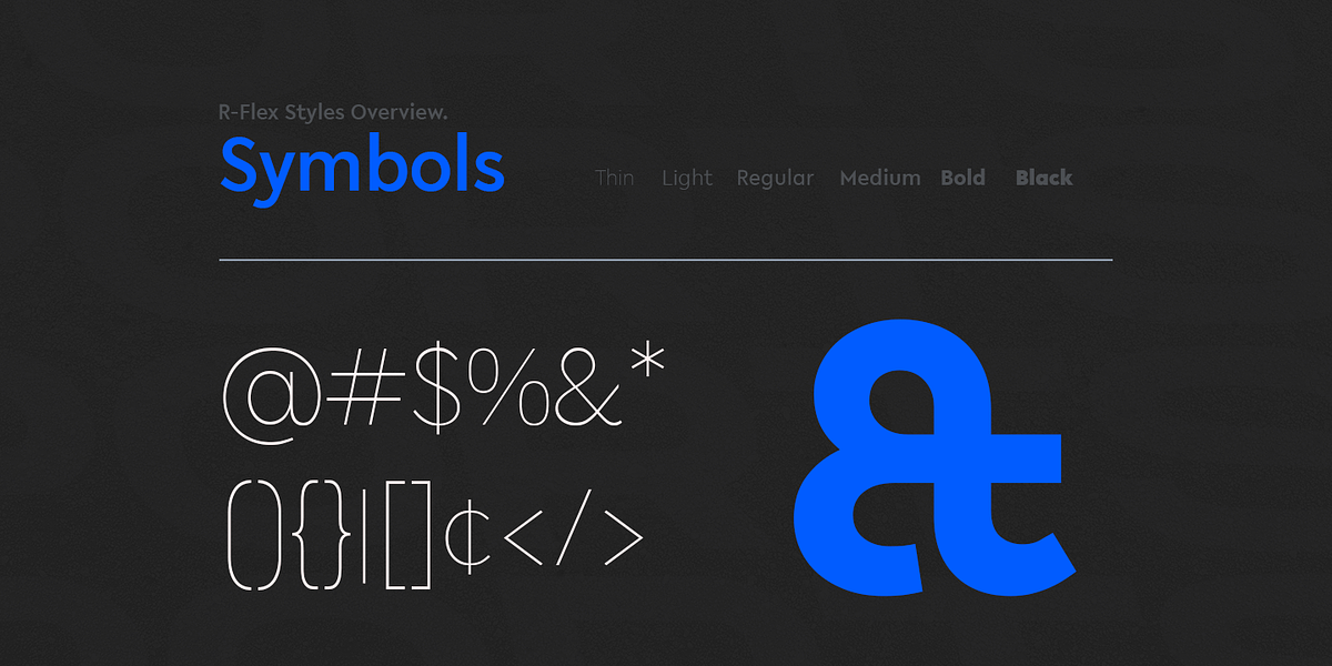 R-flex, a Sans Serif Font by Vikers (Photo 5 of 15)