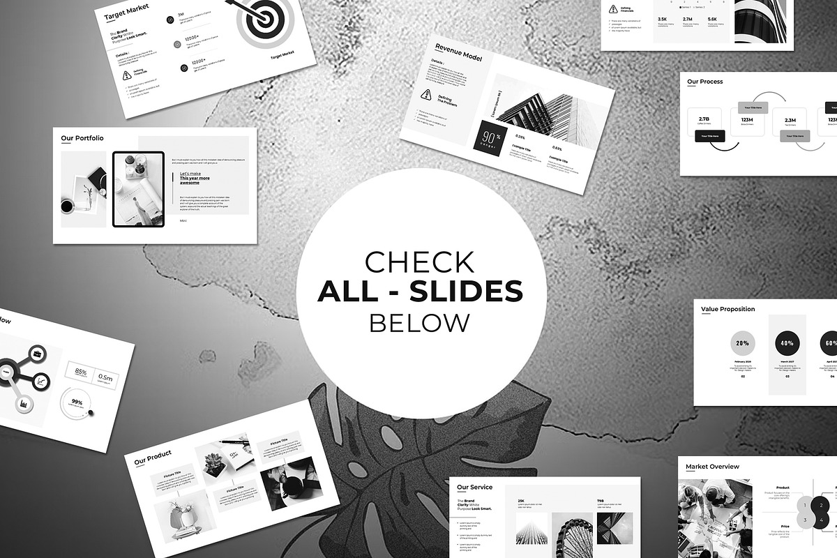 Minimal Presentation Template, a Presentation Template by Aura Agency (Photo 4 of 11)